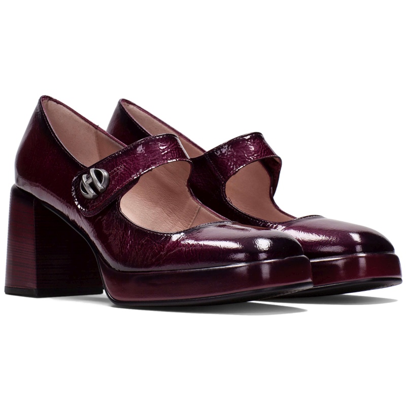 Dámské lodičky s páskem vínové Hispanitas HI254305 ROCK-I25 Wine VEL..37