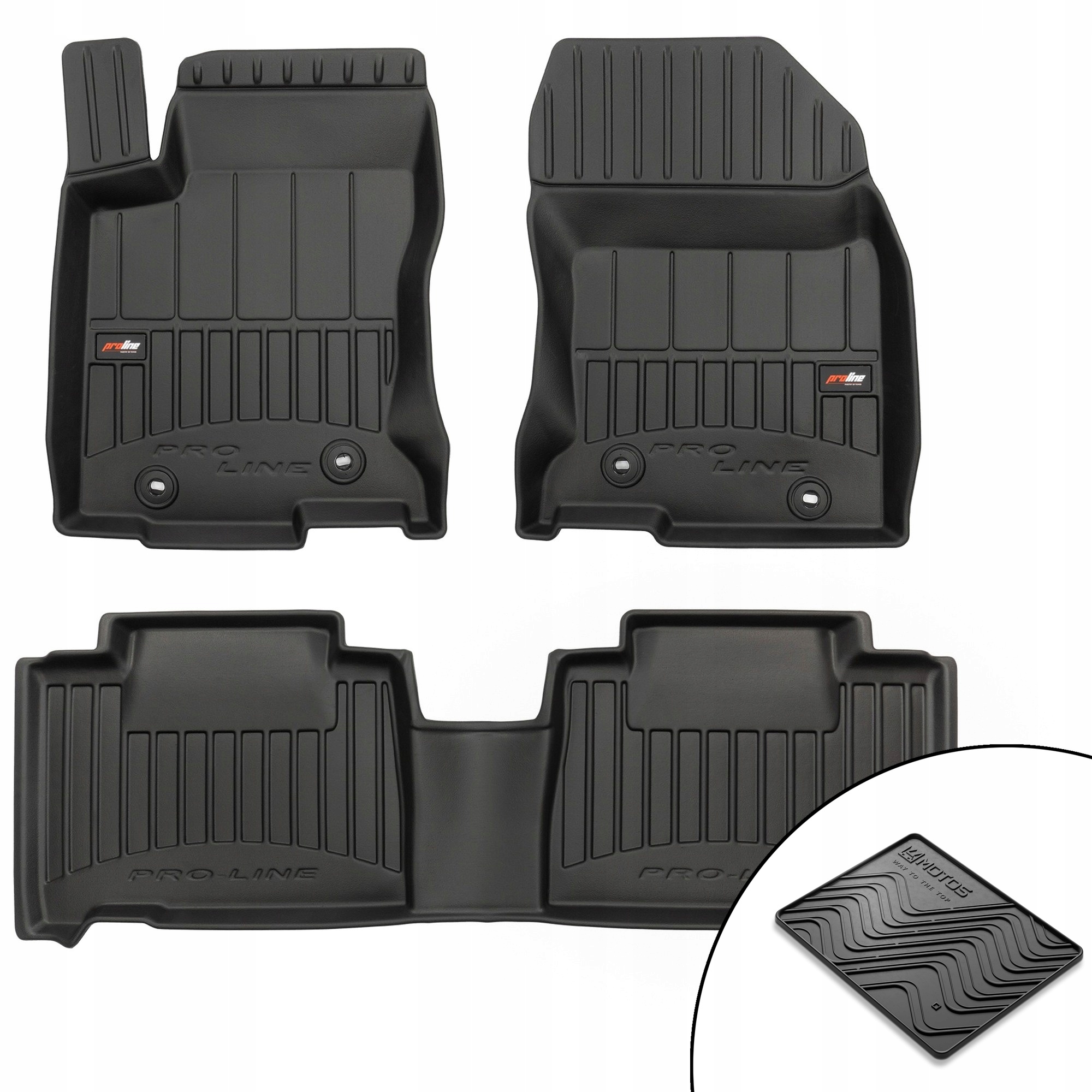 Gumové rohože 3D Lexus Nx I 2014-2021 rohož zdarma