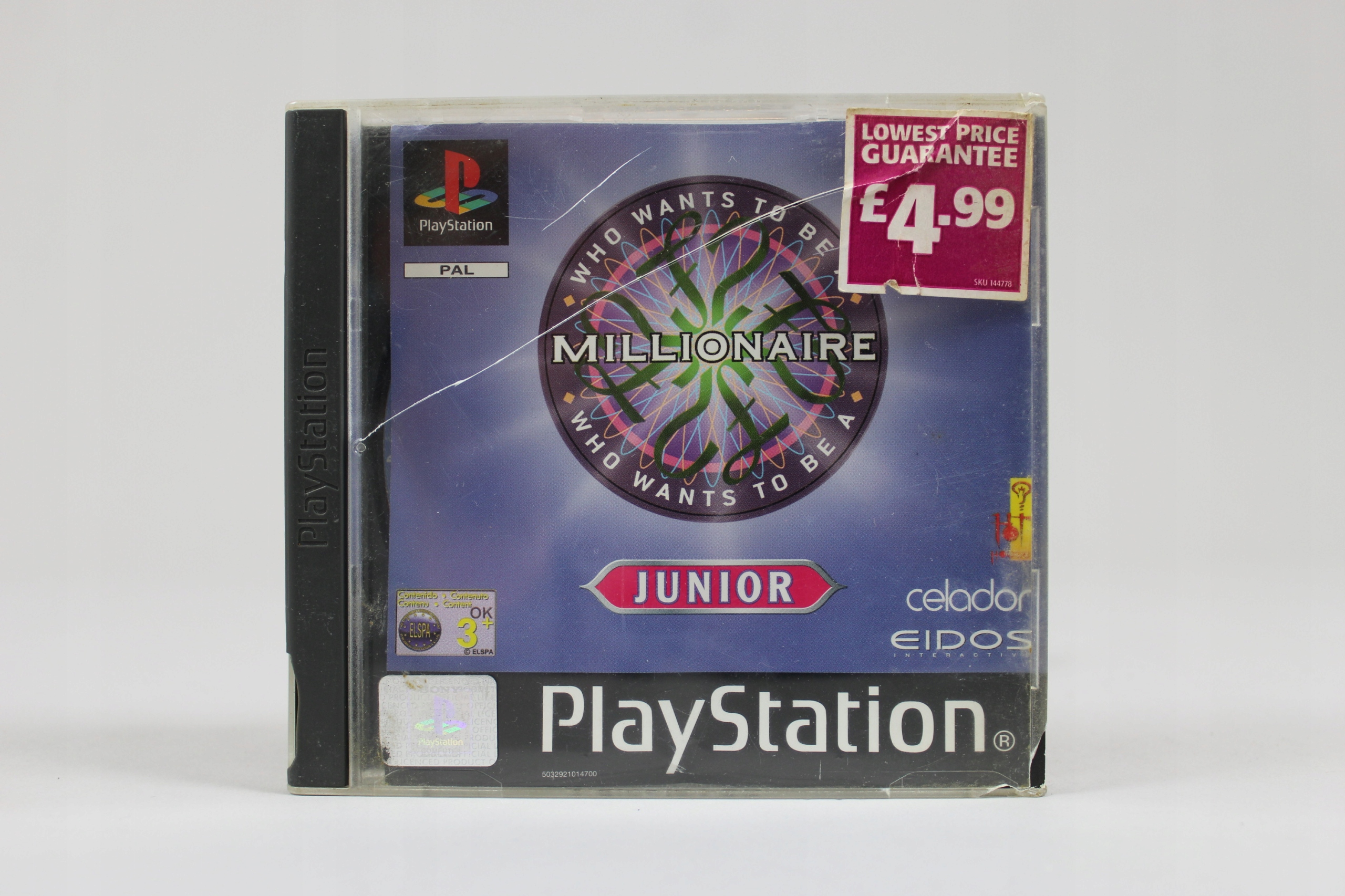 WHO WANTS TO BE A MILLIONAIRE JUNIOR PSX Platforma Sony PlayStation (PSX)