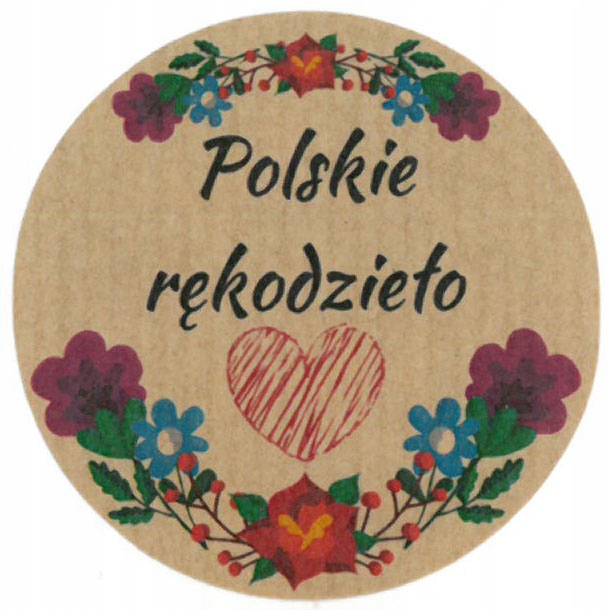 

Naklejki Polskie rękodzieło 4 cm 35szt NH404