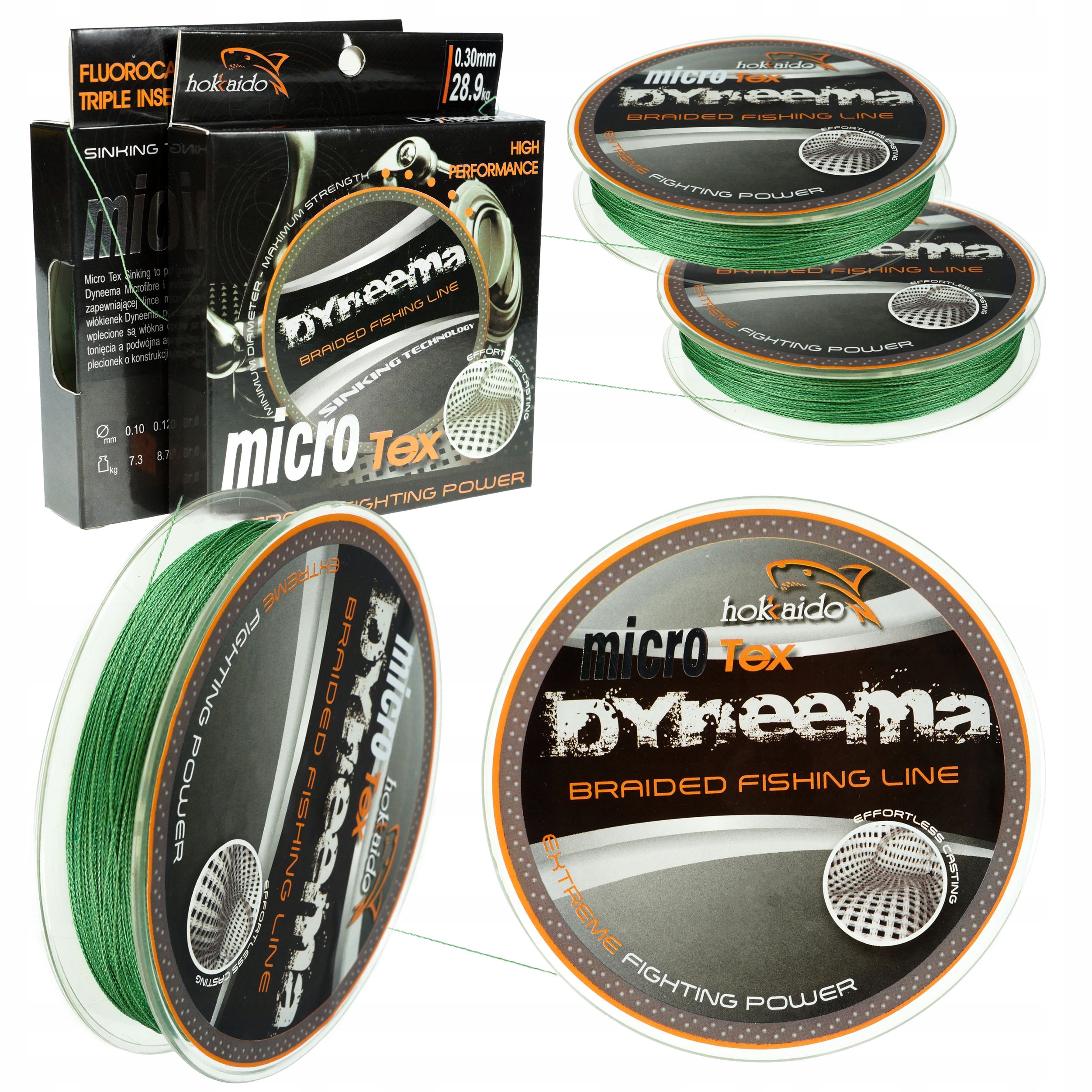 

Plecionka Niewidoczna Dyneema Tonąca 0,08mm 150m