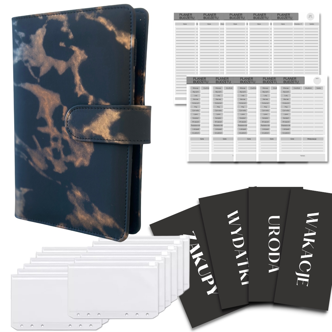 Segregator budżetowy organizer wydatków A6 zestaw