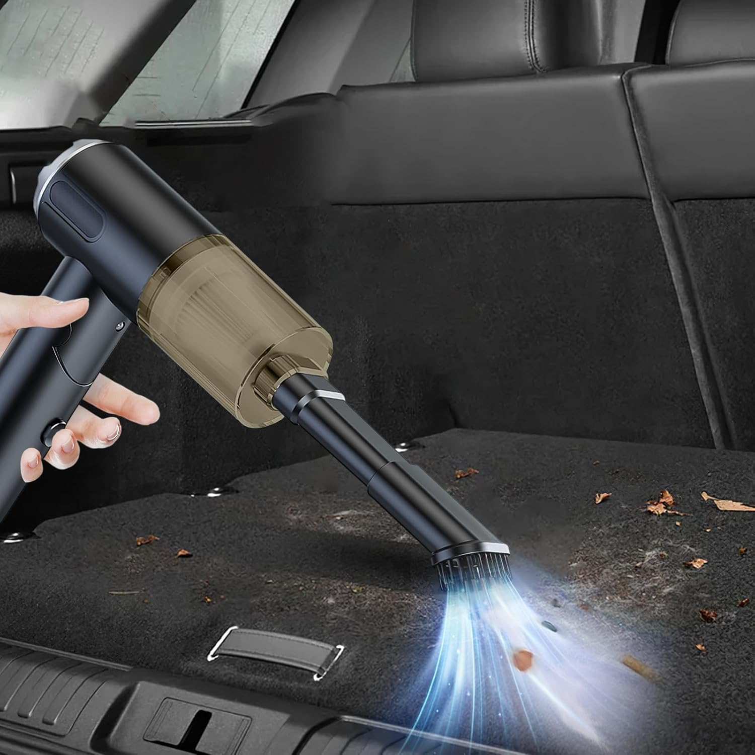 BEZPRZEWODOWY ODKURZACZ RĘCZNY 120W DO SAMOCHODOWY DYWANÓW DOMU Stan opakowania oryginalne