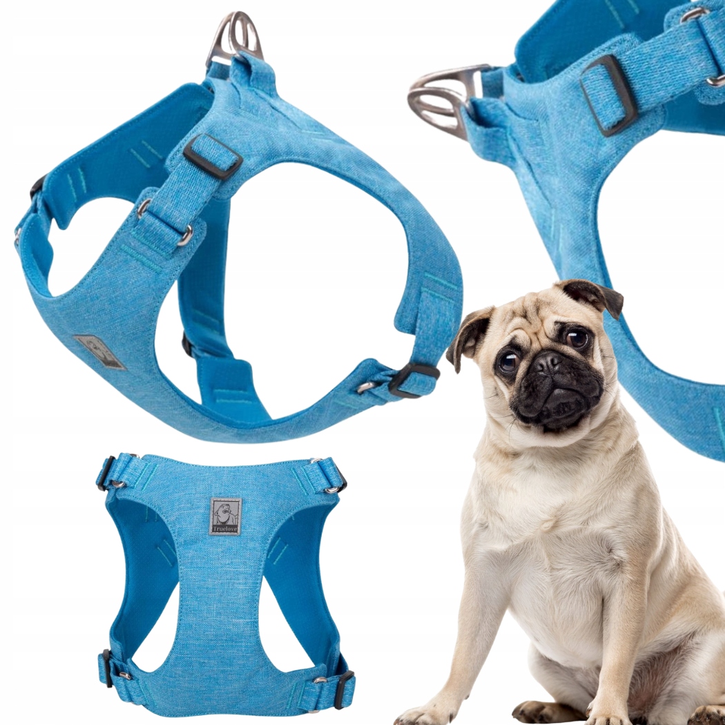 Levně Obojky Pro Psa Ultralehké Jemné Truelove Wings Eco Modré M