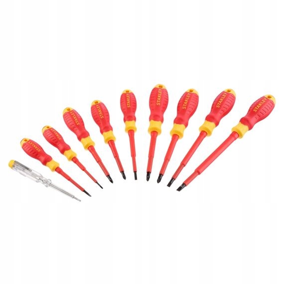 Stanley STHT60032-0 sada elektrikářských šroubováků Pz Ph Pl, 10-dílná,