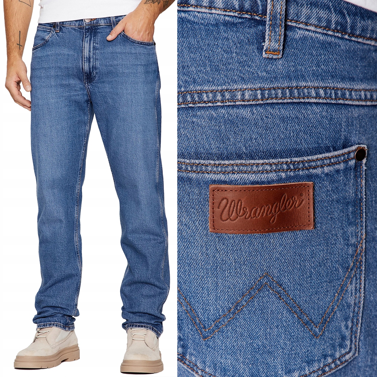 Wrangler Frontier Full House Džins volné jednoduché džínové kalhoty W32 L32