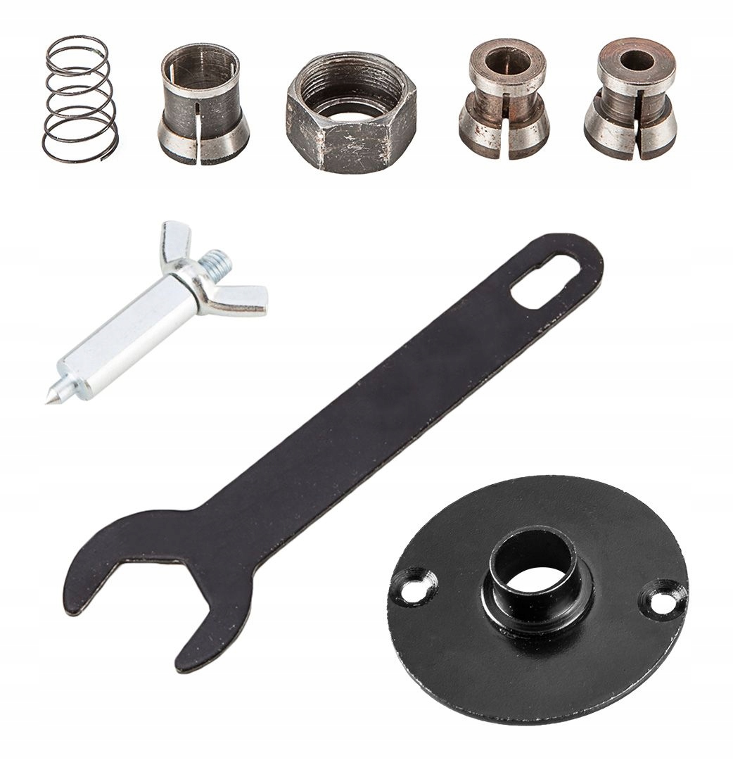 FREZARKA GÓRNOWRZECIONOWA 1300W GRAPHITE 59G717 Uchwyt narzędziowy (mm) 6 8 12