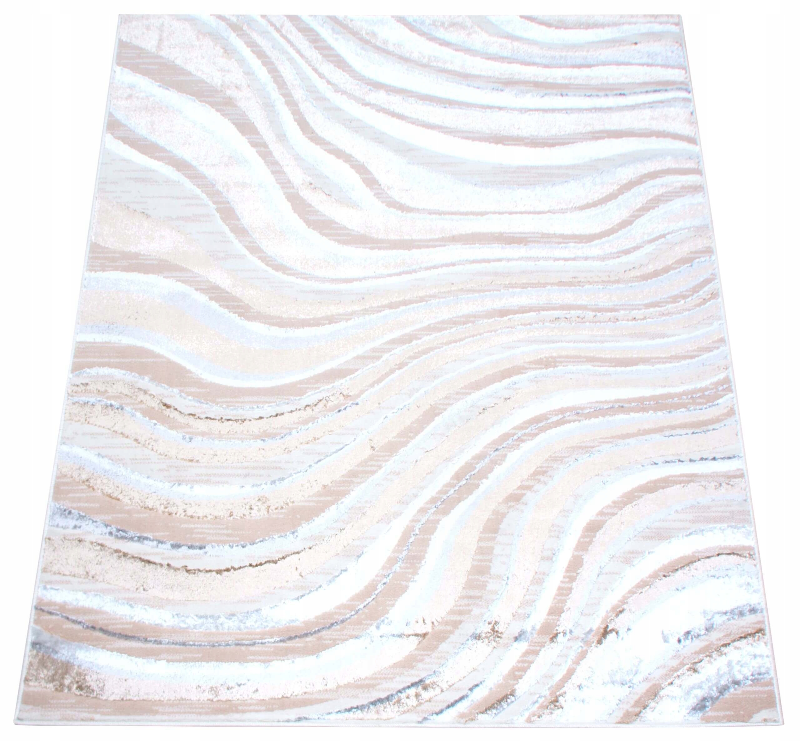 Moderný Koberec Do Obývačky Glamour Lesklý Módny Farebný 160X220 CM