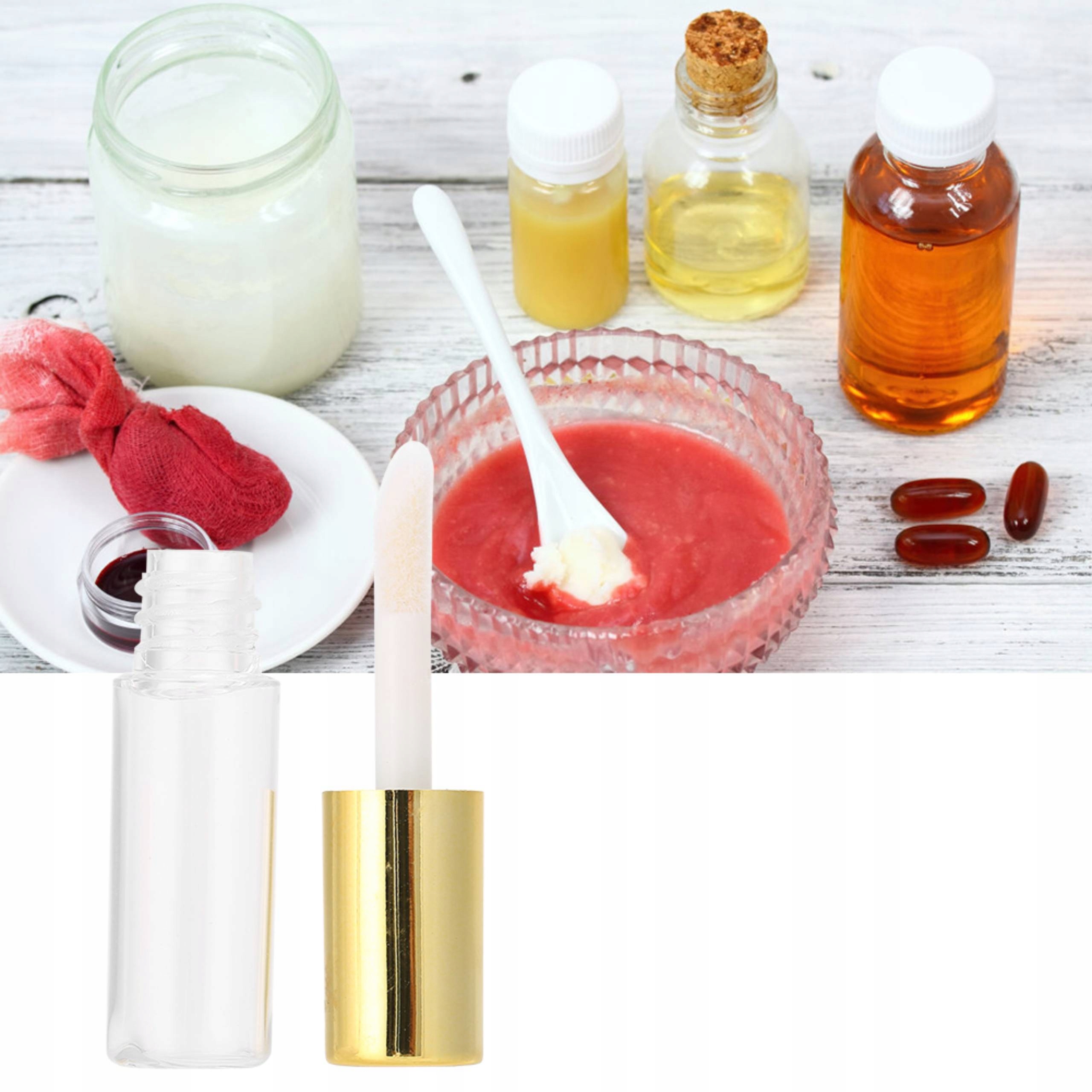 45XBUTELECZKA POJEMNIK NA BŁYSZCZYK DO UST 1,2ML Marka bez marki