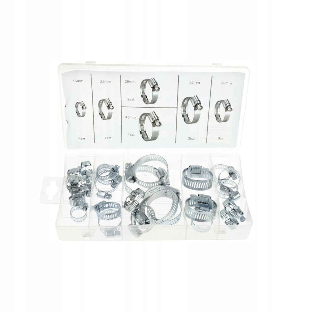 Zestaw Opasek Ślimakowych 26 Elementów