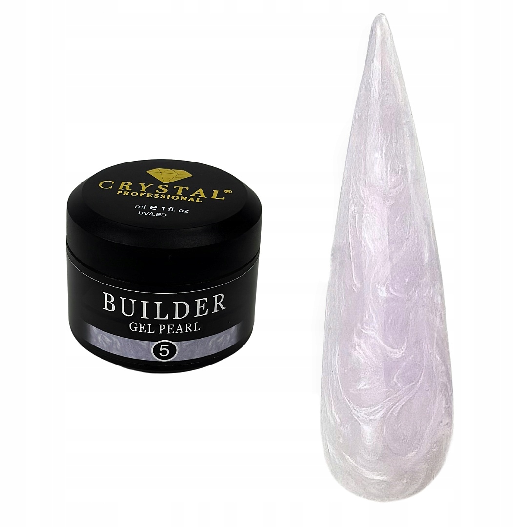 Crystal Professional Builder Gel Pearl 5 30 ml – gel pro posílení nehtů