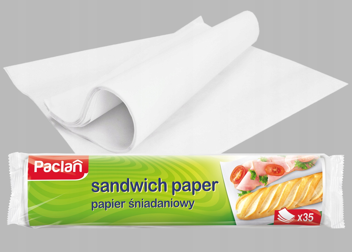 

Papier śniadaniowy Paclan 35 arkuszy biały