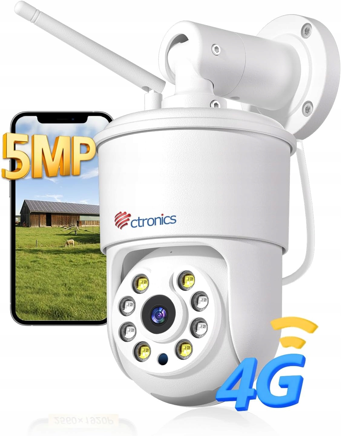 Kamera Zewnętrzna Obrotowa Ip ctronics