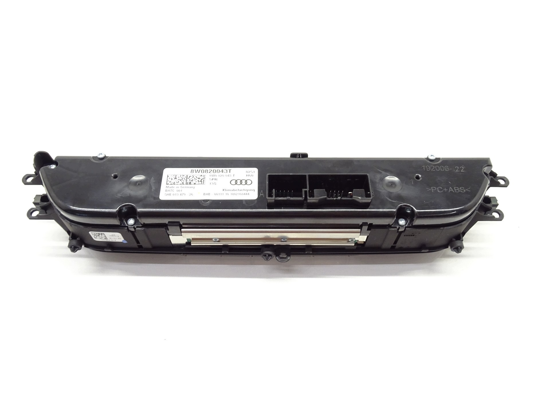 control panel switch air conditioning devices of the air conditioning AUDI A4 A5 B9 8W0820043T