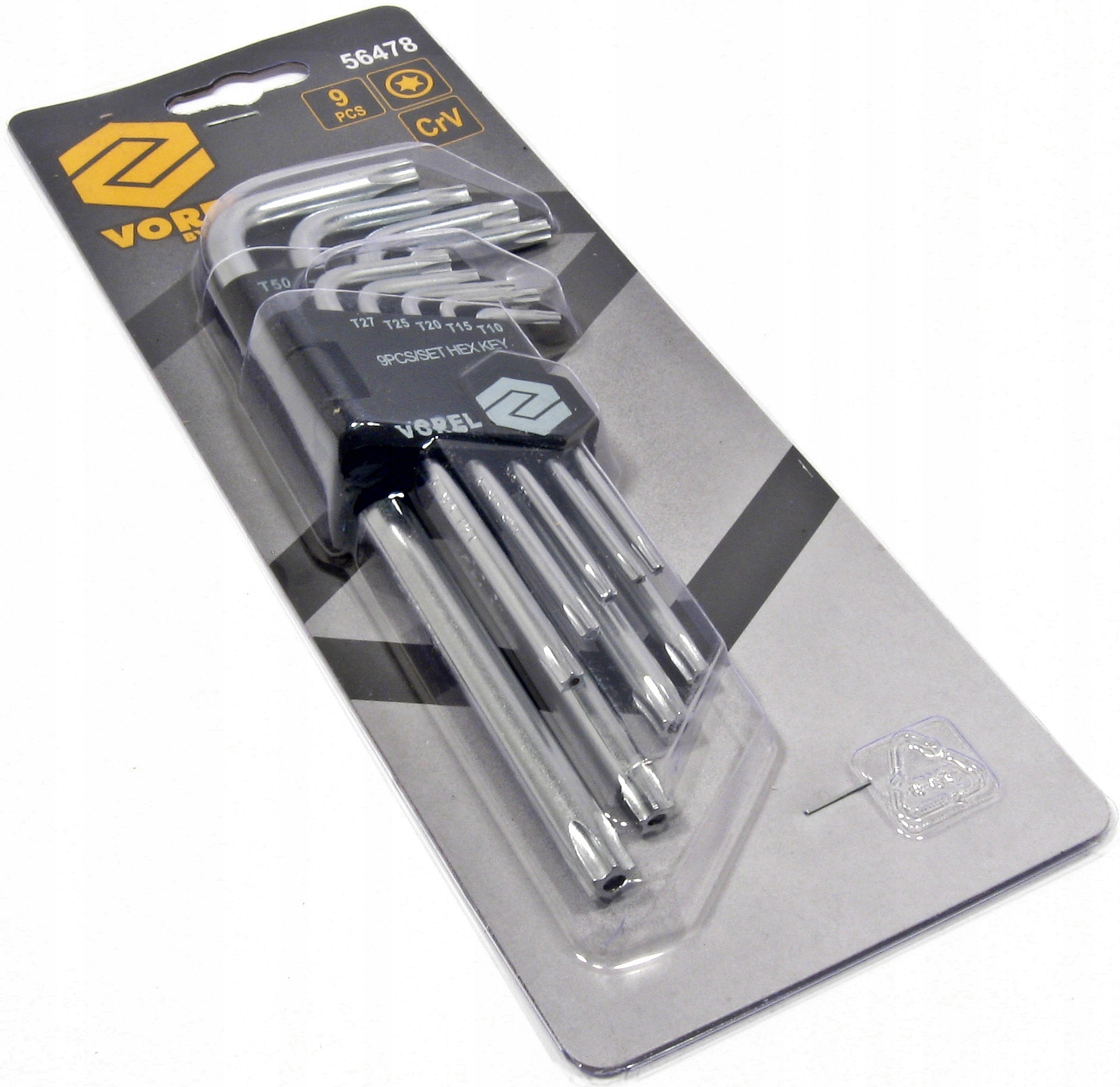 Klucze Torx zestaw kluczy Torx T10 T50 9 sztuk