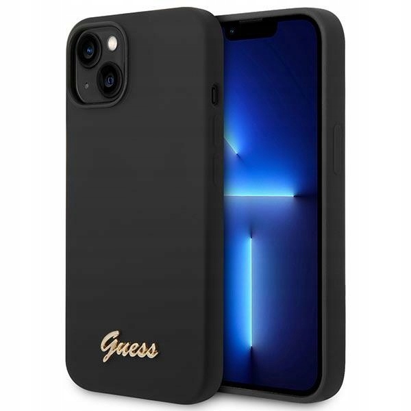 Originální pouzdro Guess iPhone 14 Plus 15 Plus 6.7" černé obal zadní kryt