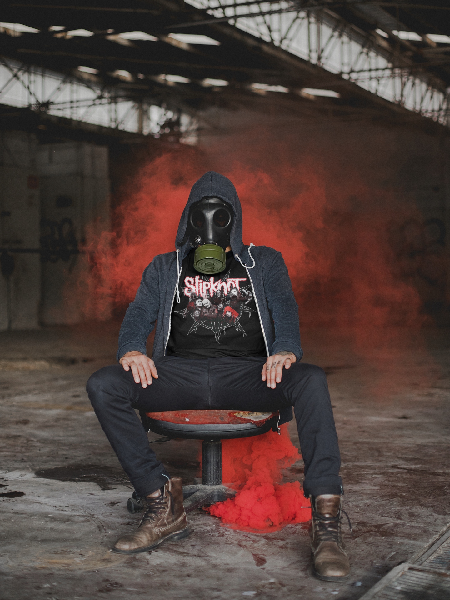 KOSZULKA MĘSKA DLA FANA SLIPKNOT HEAVY T-SHIRT Marka Tshirteria