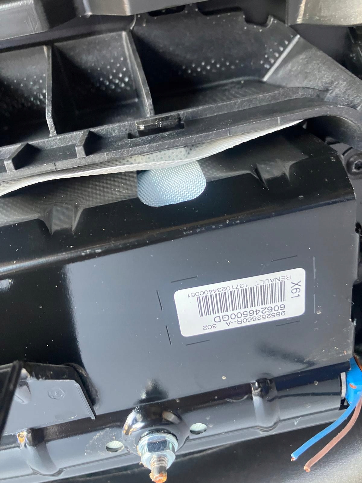 console airbag KIEROWCA PASAZER RENAULT KANGOO II LIFT
