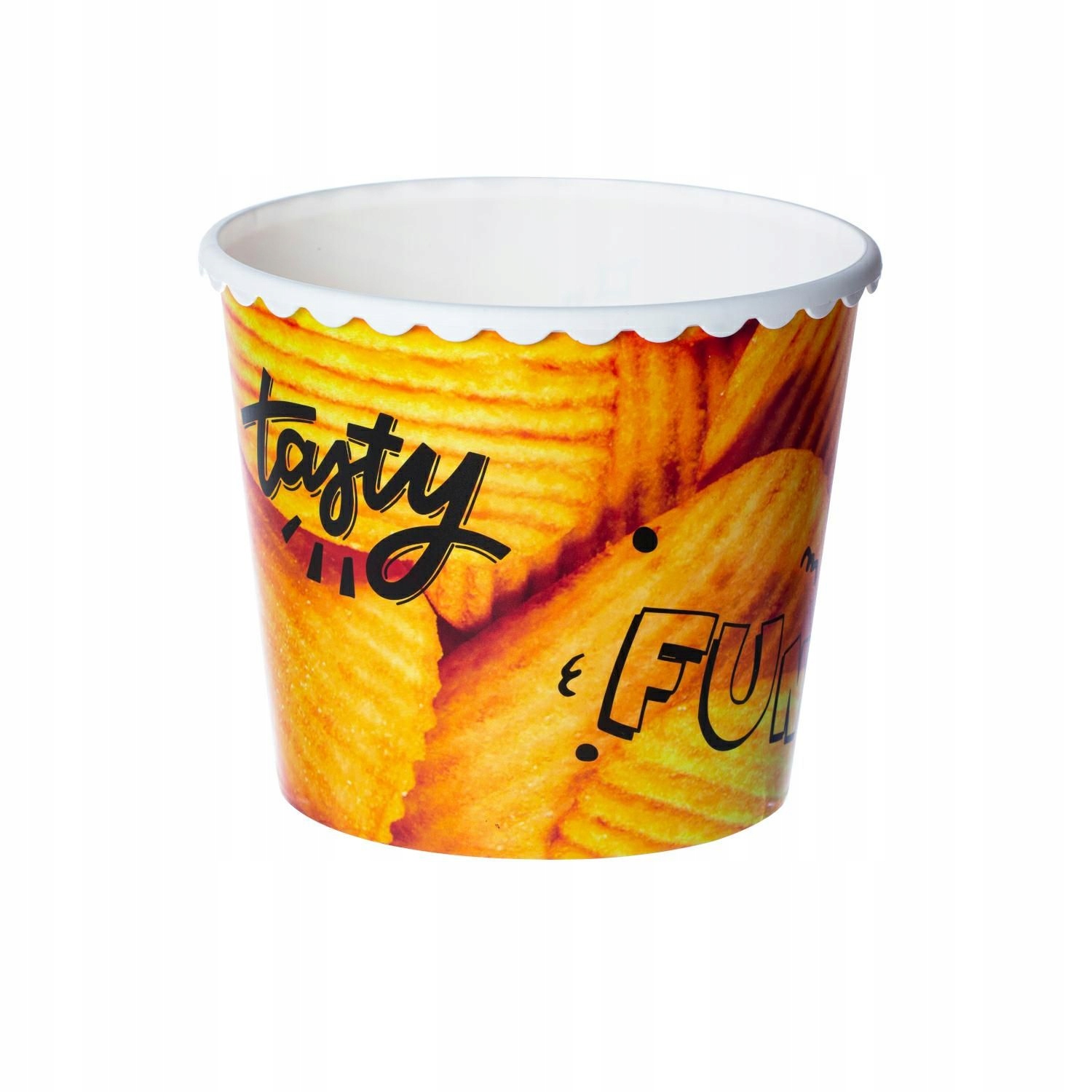 

Pojemnik Na Chipsy Okrągły Miska Kubek Popcorn