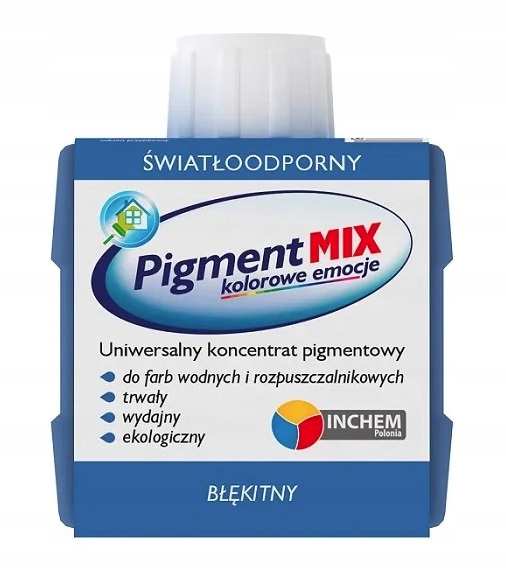 Pigment do farb uniwersalny, 80ml - Błękitny