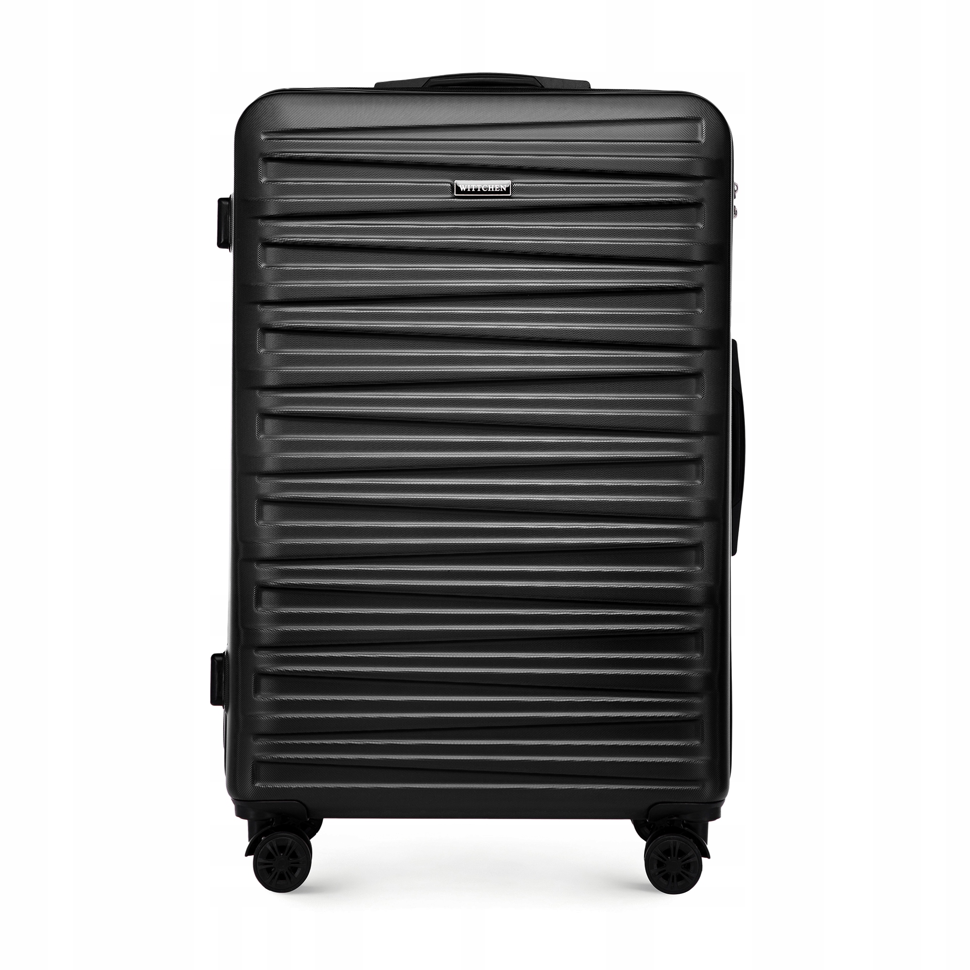 Walizka Wittchen 56-3A-003-11 Czarna Duża Abs 96L 77x52x29