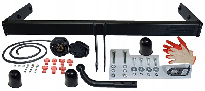 SOLIDNY HAK HOLOWNICZY+WIĄZKA SKODA FABIA 1+2 I+II 99-2014+6Y HTB 5drzwi HB