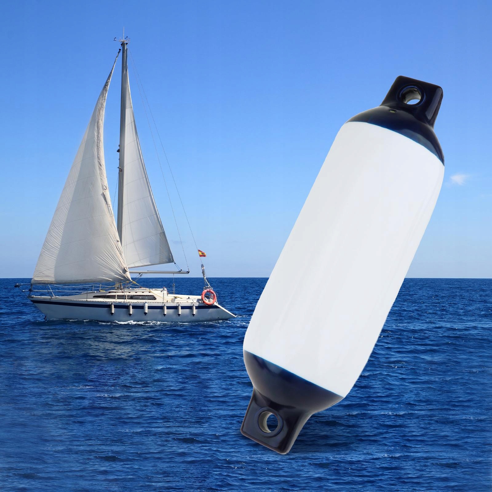 Zderzaki do łodzi PVC do łodzi żaglowych 6 ze Długość 3.8 cm