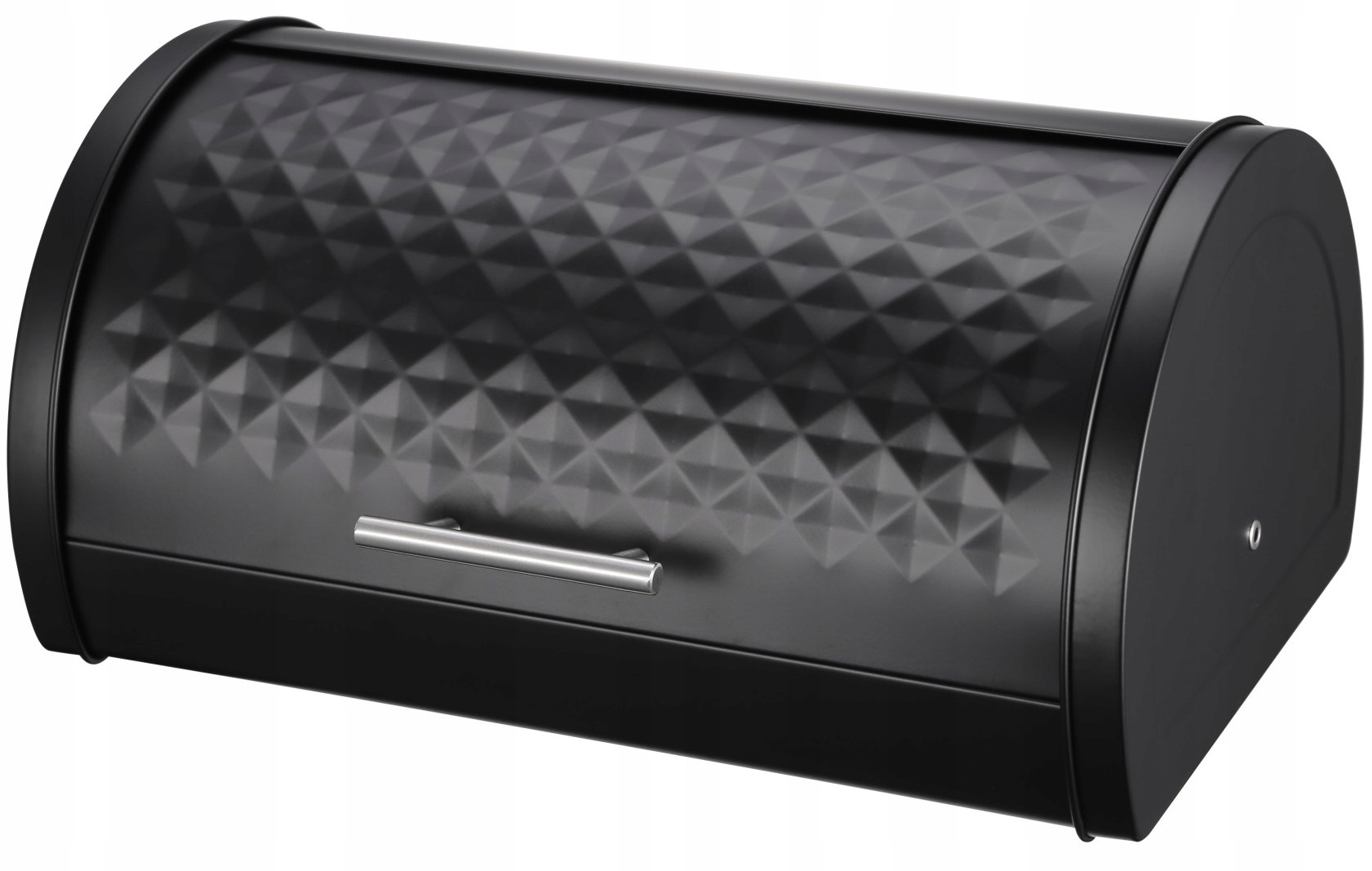 CHLEBAK KUCHENNY POKRYWA DIAMENT CZARNY POJEMNIK NA PIECZYWO CHLEB BUŁKI