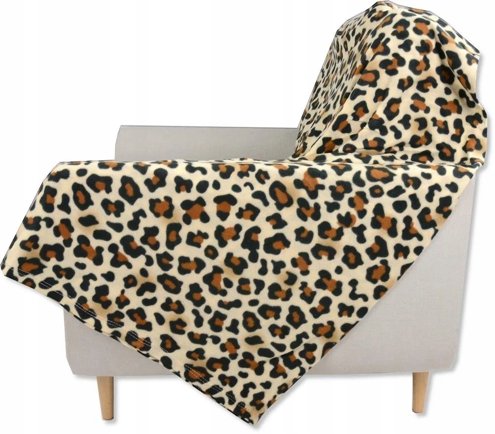 Koc Polarowy LIGHT 160x200 Lampart