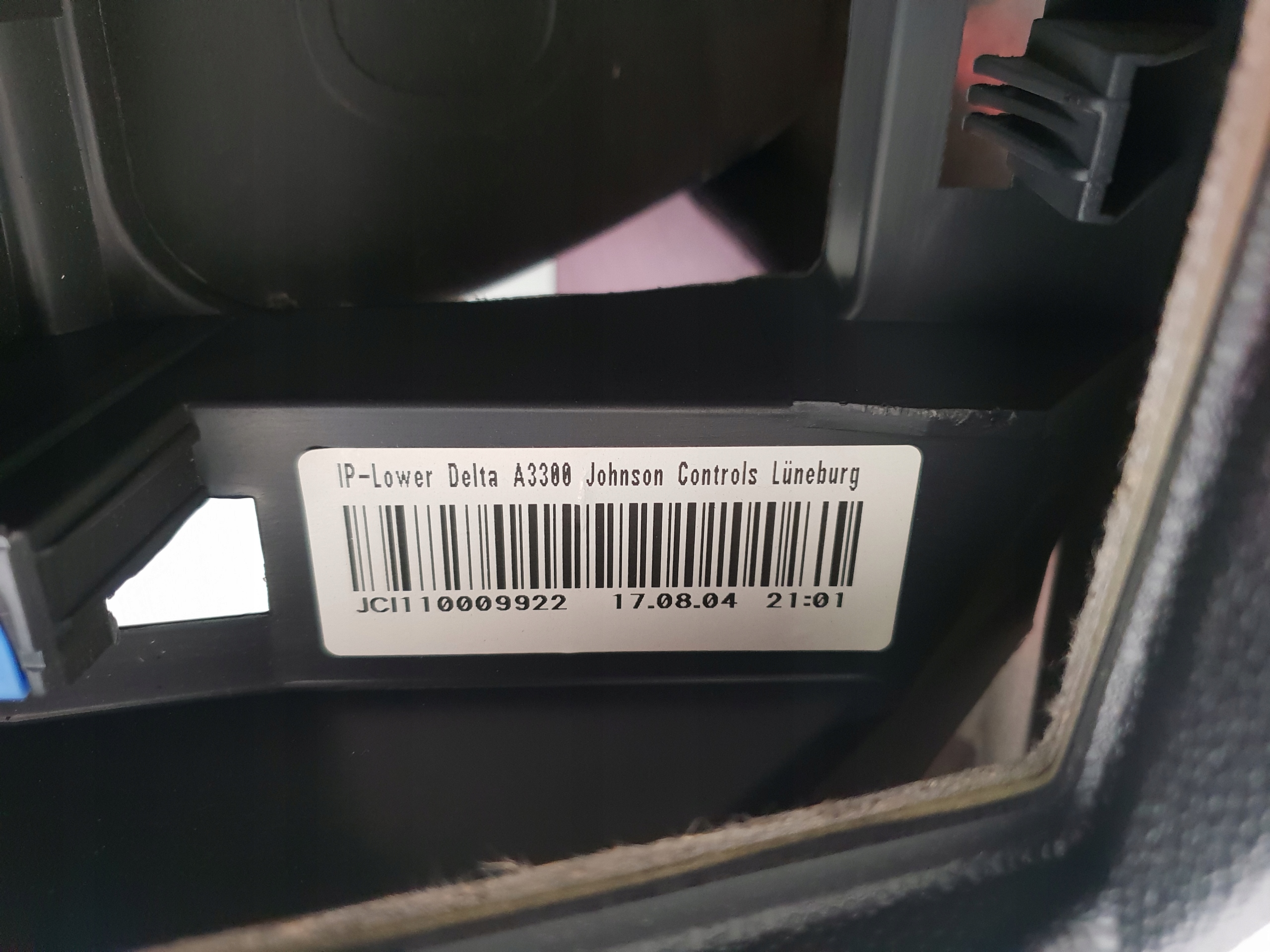 opel Astra H III 3 консоль торпеда AIR