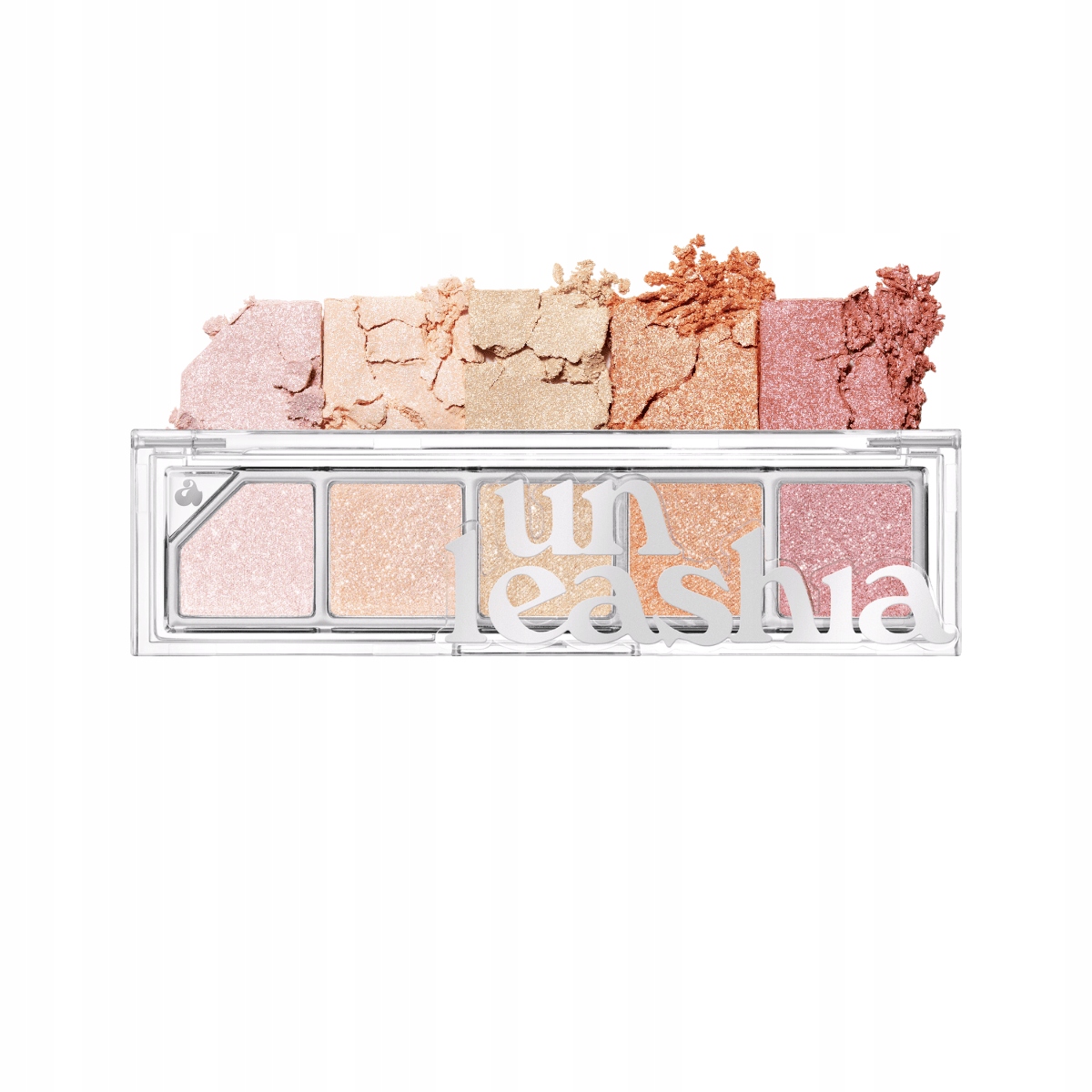 Unleashia Paletka rozjasňovačů na tvář Mood Shower Face Palette Highlighter č. 100 Ballerina Shower