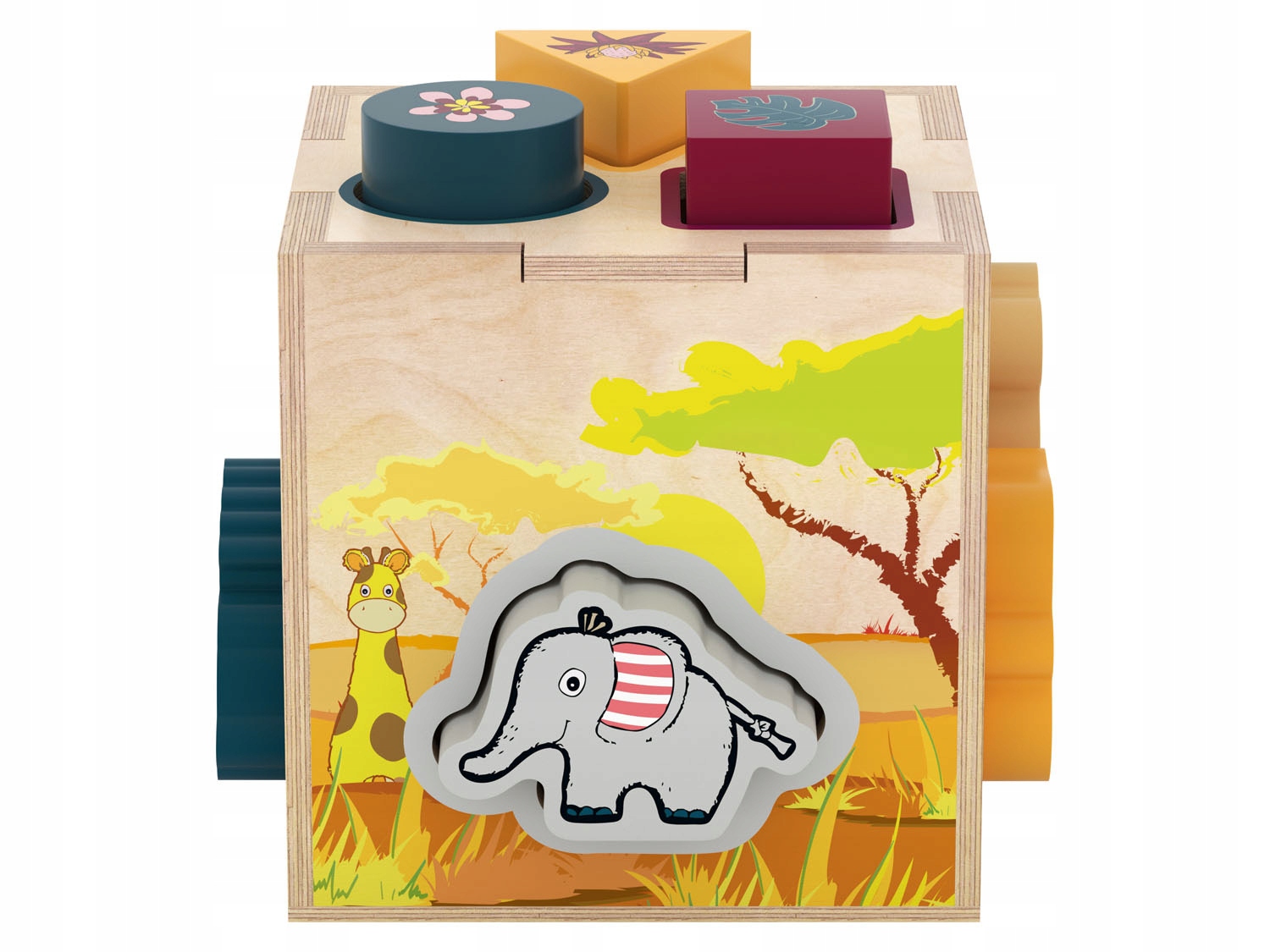 Drewniana zabawka rozwijająca Sześcian Playtive Kod producenta 4055329052144