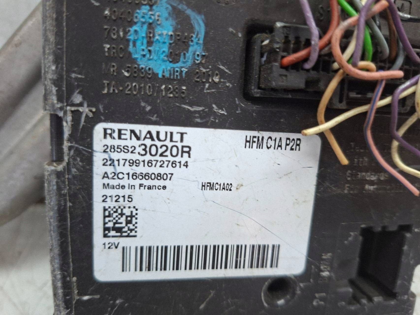 module control unit IMMOBILIZERA 285S23020R A2C16660807 RENAULT CLIO V