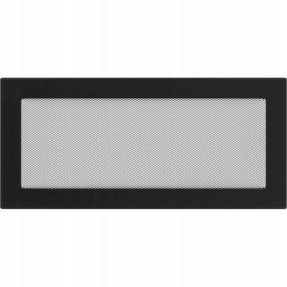 KRATKA KOMINKOWA WENTYLACYJNA 17X37 CZARNA