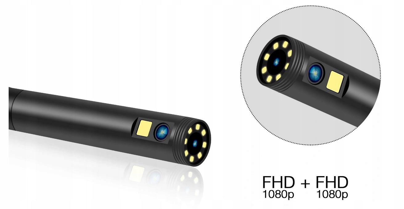 Kamera INSPEKCYJNA DUO ENDOSKOP 10M 9LED 2xFULL HD Brand other