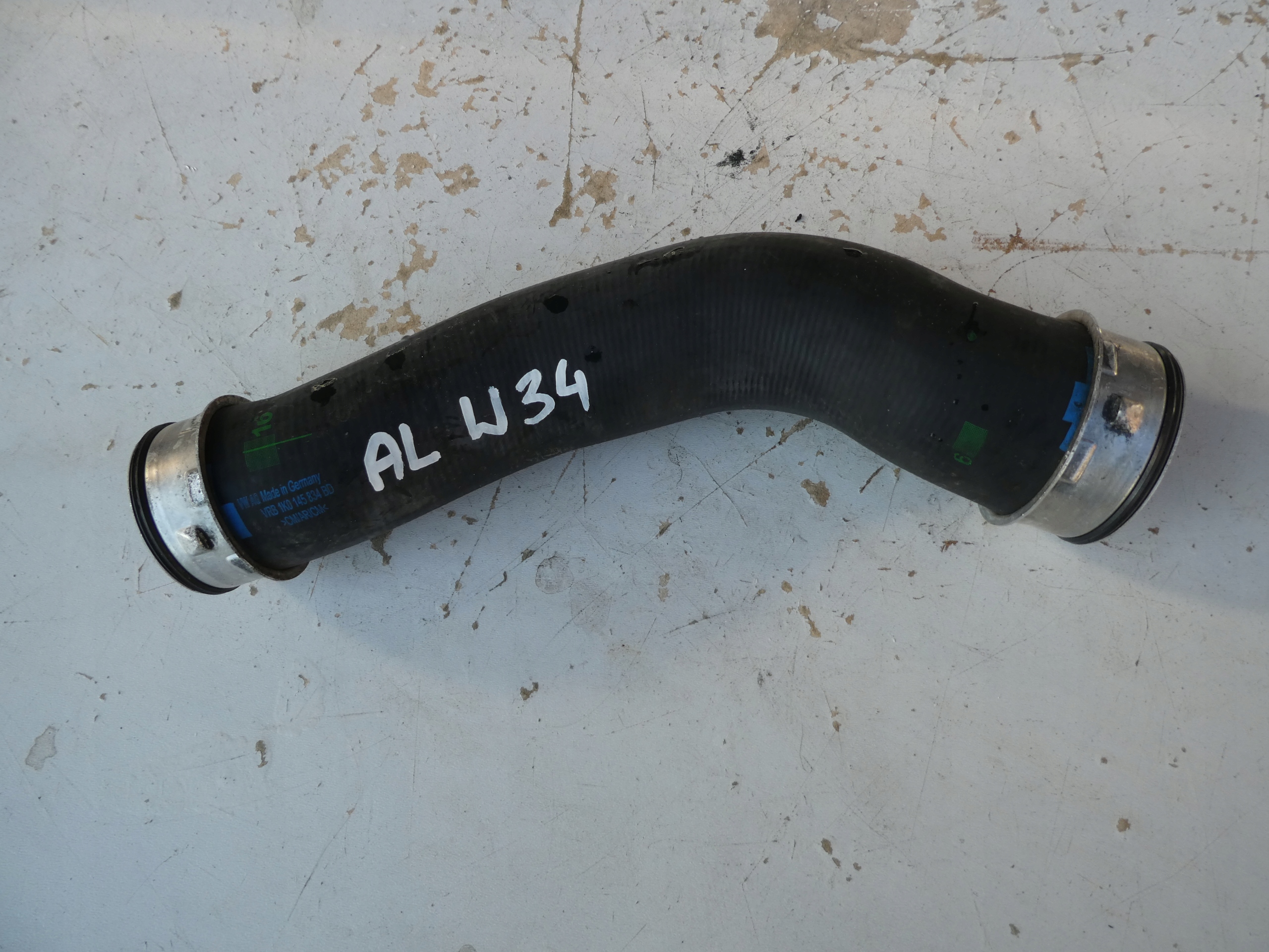 VW AUDI SEAT SKODA ROHR INTERCOOLER 1K0145834BD