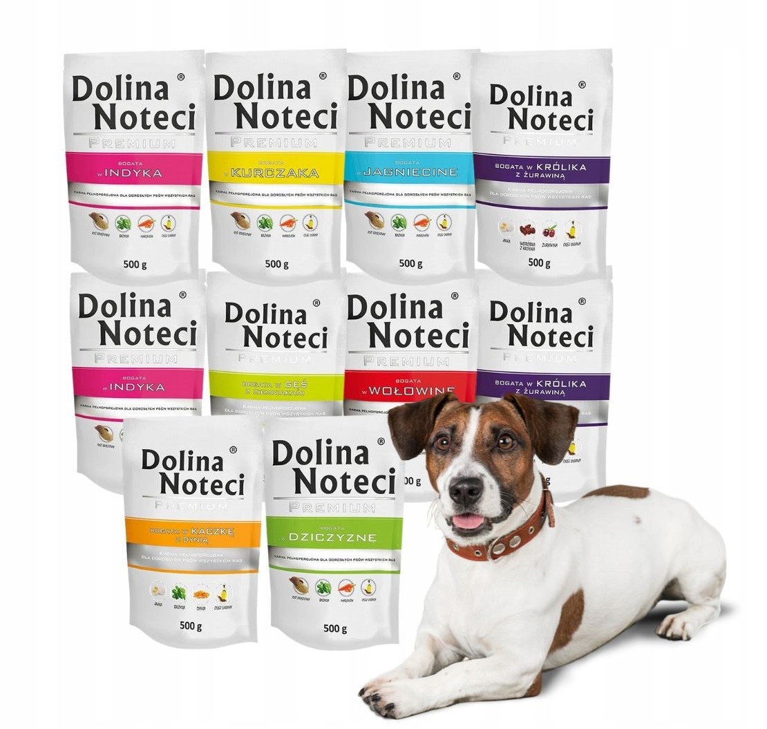 Levně Dolina Noteci Premium Vlhké krmivo mix chutí 10x500g bez ryb