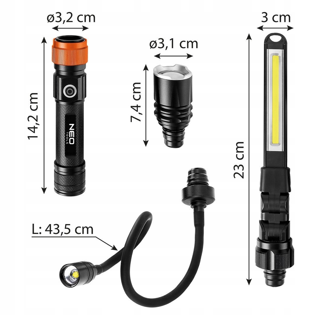 LAMPA 3W1 Marka Neo Tools