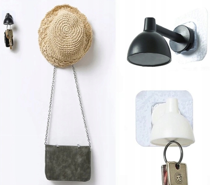 WIESZAK UCHWYT NA KLUCZE HACZYK MAGNETYCZNA LAMPKA MAGNES KOL MAGNETYCZNY Marka bez marki