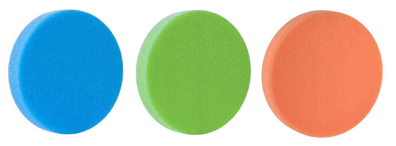 POLERKA SAMOCHODOWA MIMOŚRODOWA OSCYLACYJNA 1600W Z REGULACJĄ 3 X GĄBKA System mocowania materiału ściernego mocowanie na rzepy