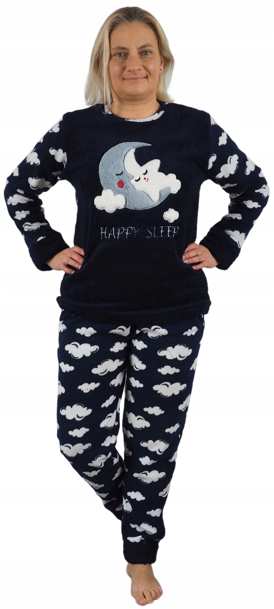 PIŻAMA DAMSKA XL (42) CIEPŁA fajna SOFT + polar Rozmiar XL