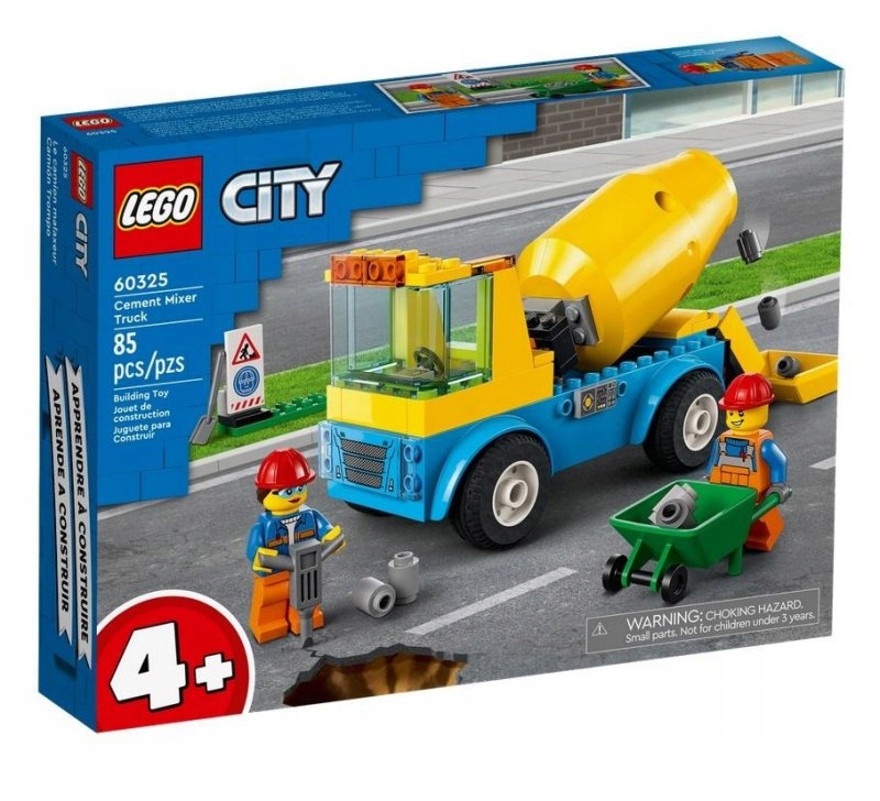 Lego City 60325 Ciężarówka z betoniarką