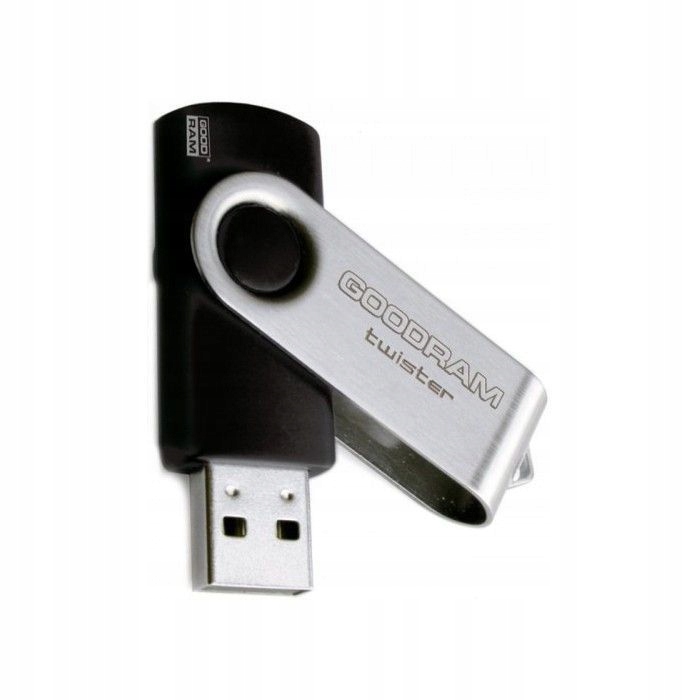 

Goodram Pendrive 16GB Usb 2.0 Czarny 16 Gb Twister