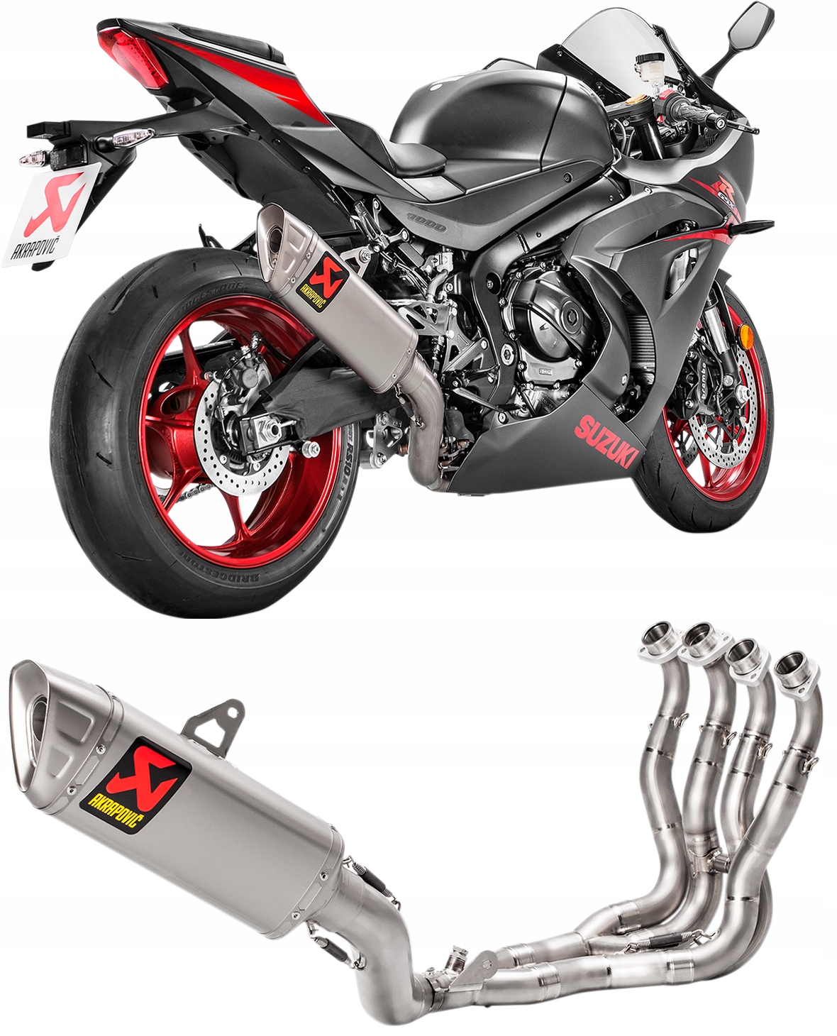 Tłumik Wydech Akrapovic SUZUKI GSXR 1000 2017-2023