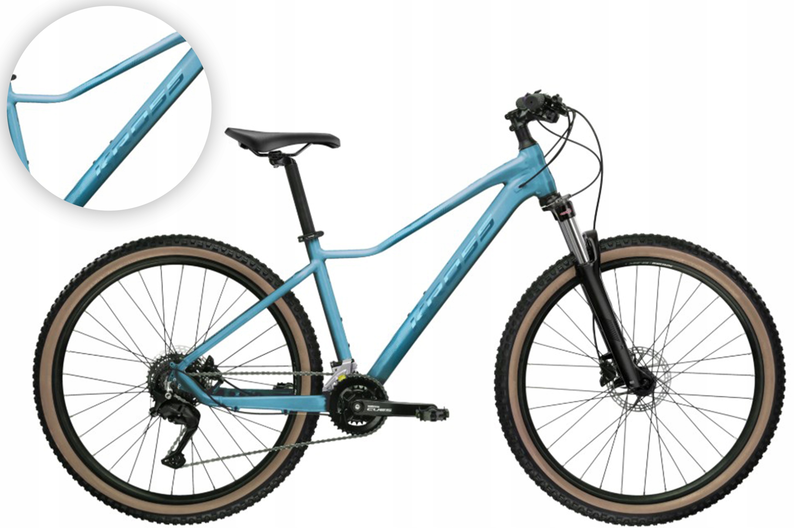 Rower Mtb 27.5" Kross Lea X300 rama Xs 14" błękitny niebieski R26