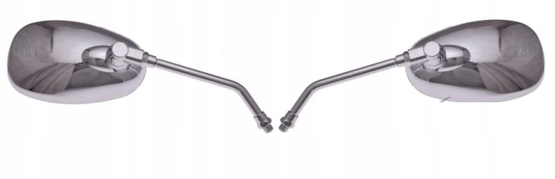 LUSTERKA LUSTERKO SKUTER CHROM MP315 GWINT 10 mm