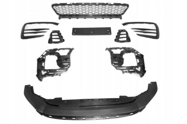 ZDERZAK PRZEDNI SPORT DO VW GOLF VII 7 17-19 PDC Strona zabudowy przód