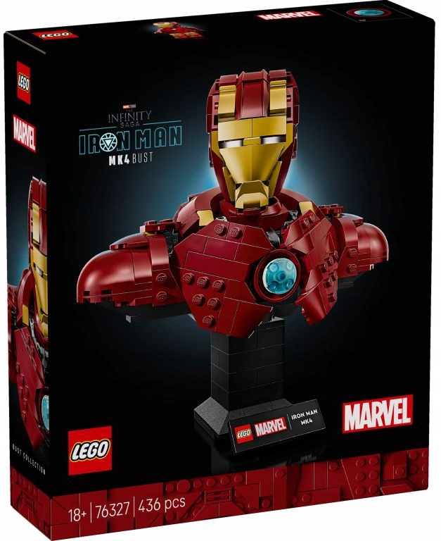 76327 Lego Heroes Iron Manova busta MK4