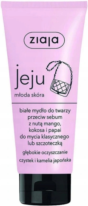 

Ziaja Jeju Młoda Skóra białe mydło do twarzy 75ml