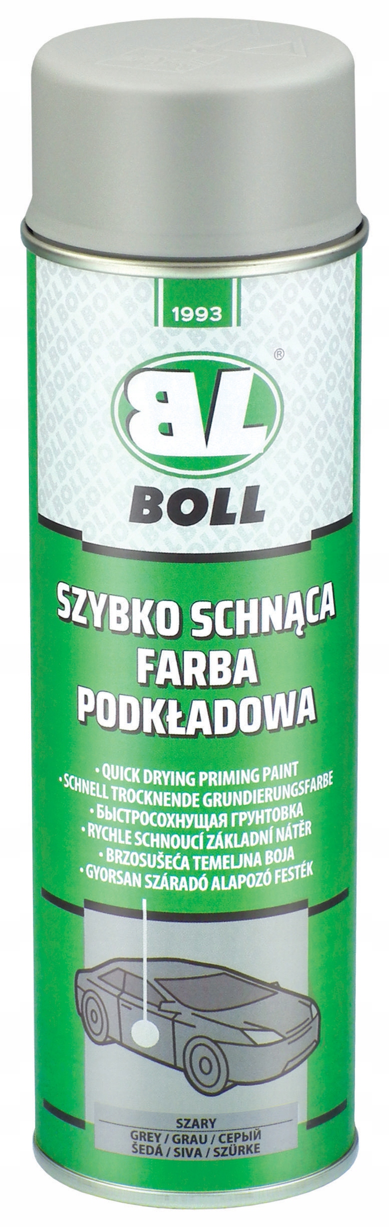 BOLL SZYBKO SCHNĄCA FARBA PODKŁADOWA SZARA - 500ml